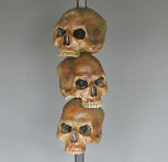 Skull Pike Whip Head - 3 Skulls (inc. DC whip mechanism)