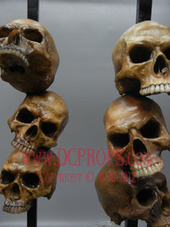 Skull Pike Whip Head - 3 Skulls (inc. DC whip mechanism)